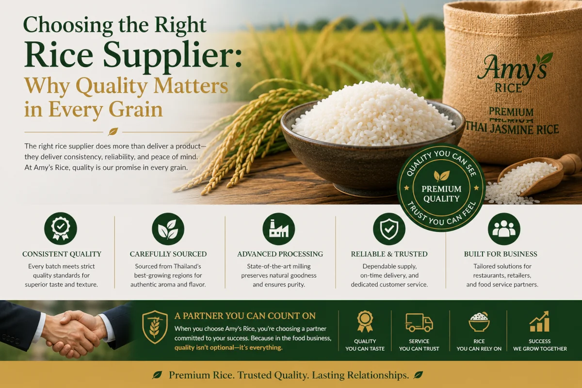 Choosing the Right Jasmine Rice Supplier